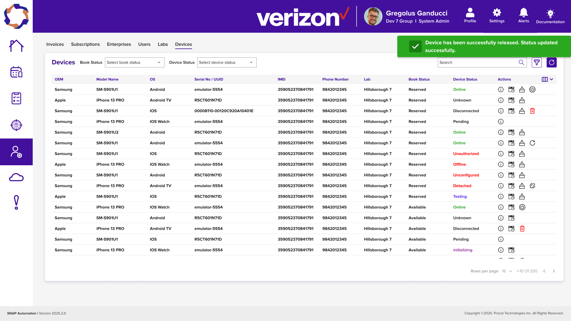Snap Automation — SNAP Automation — Web Portal